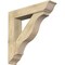Ekena Millwork Funston Traditional Rough Sawn Bracket w/ Offset Brace, Douglas Fir, 8"W x 38"D x 38"H BKT0806X38X38FST01RDF - alternate 1